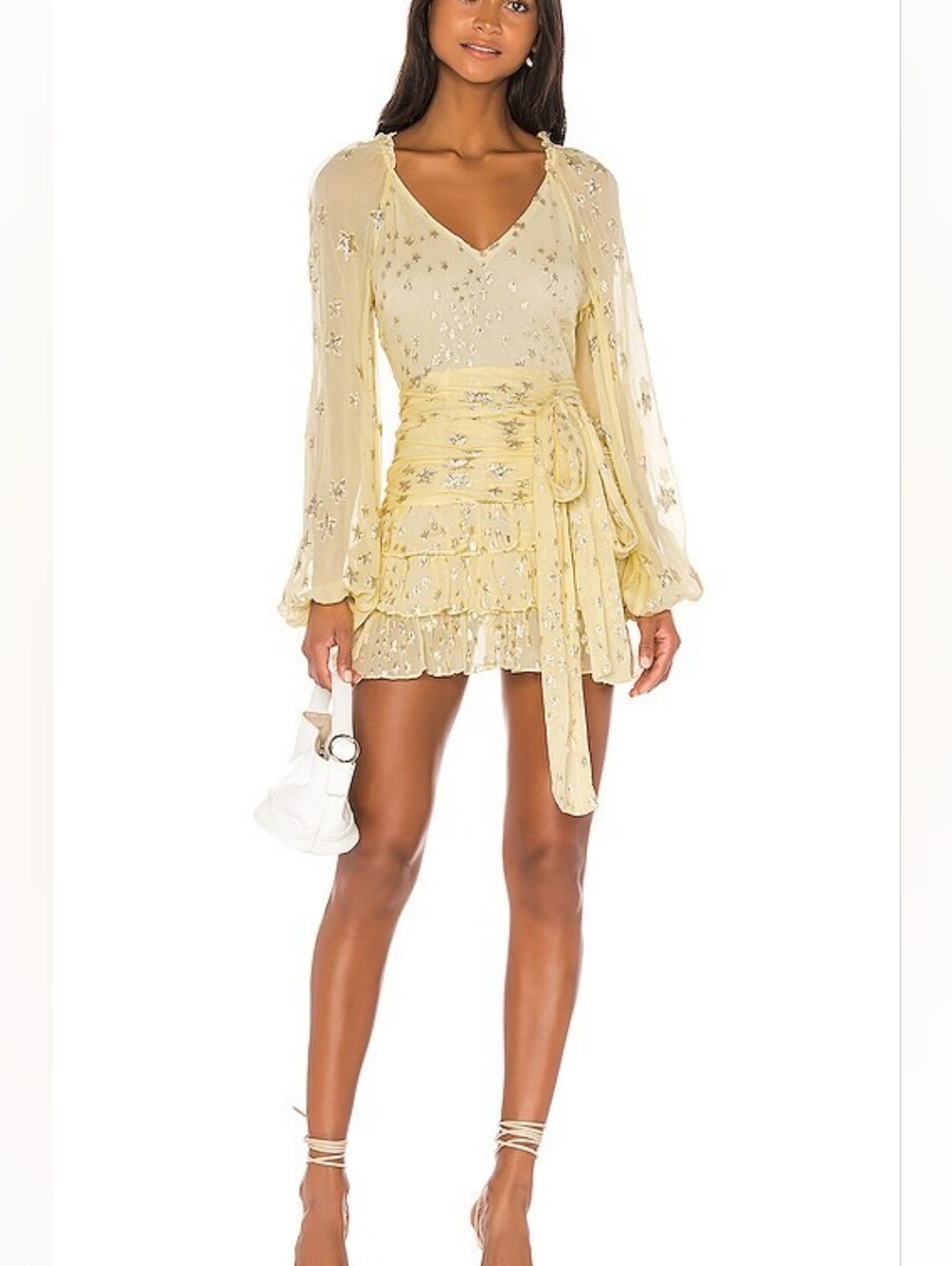 loveshackfancy Rina dress in the sunflower